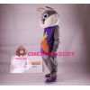 Easter Rabbit Plush Adult Mascot Costume