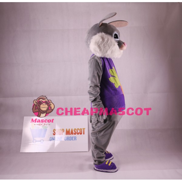 Easter Rabbit Plush Adult Mascot Costume