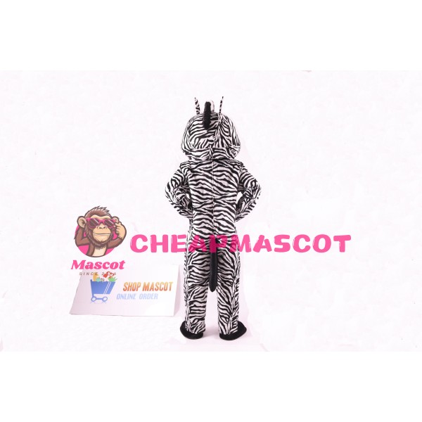 Cute Zebra Mascot Costume