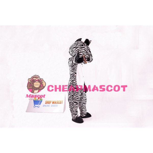 Cute Zebra Mascot Costume
