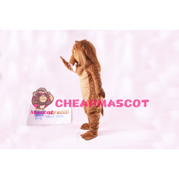 Cute Wally Lion Mascot Costume