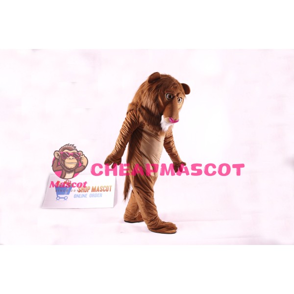 Cute Wally Lion Mascot Costume