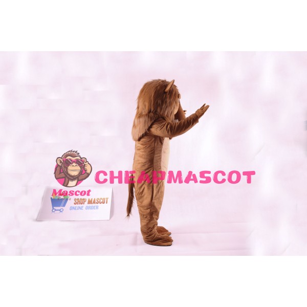 Cute Wally Lion Mascot Costume