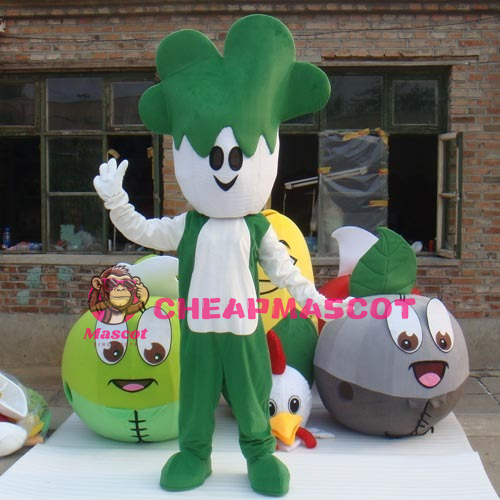 Cabbage Cartoon Mascot Costume
