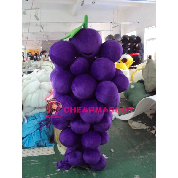 Grape Mascot Costume