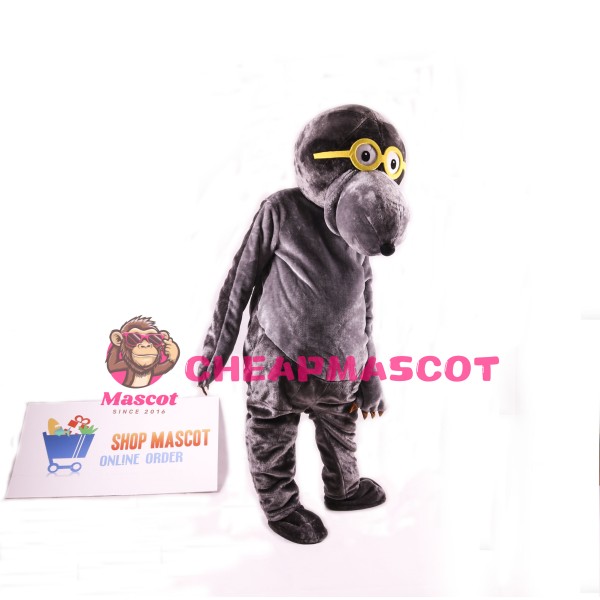 Glasses Mole Mascot Costume