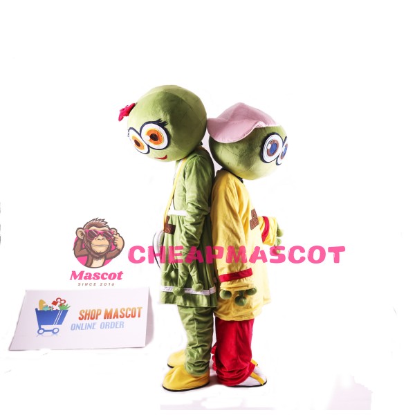 Frog Plush Adult Mascot Costume