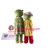 Frog Plush Adult Mascot Costume
