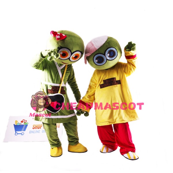 Frog Plush Adult Mascot Costume