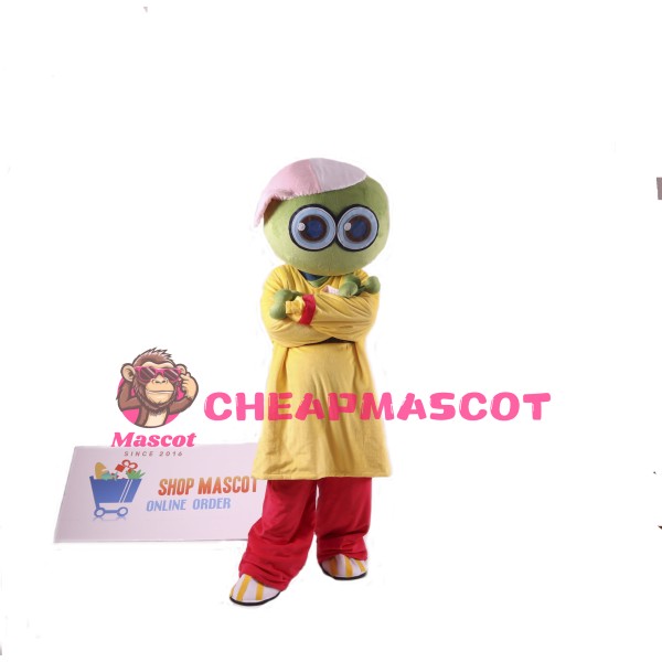 Frog Plush Adult Mascot Costume