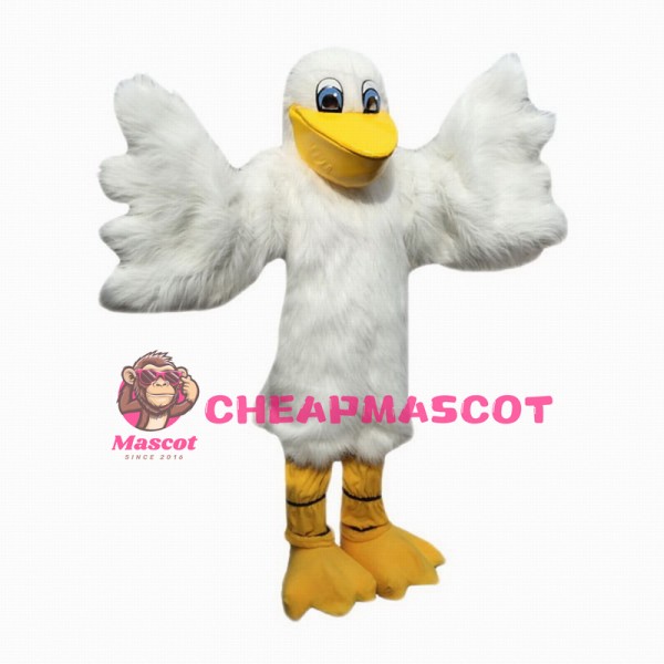 White Pelican Mascot Costumes