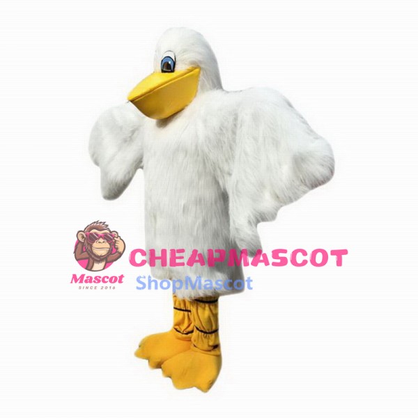 White Pelican Mascot Costumes