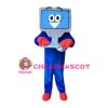 Blue Computer Mascot Costumes