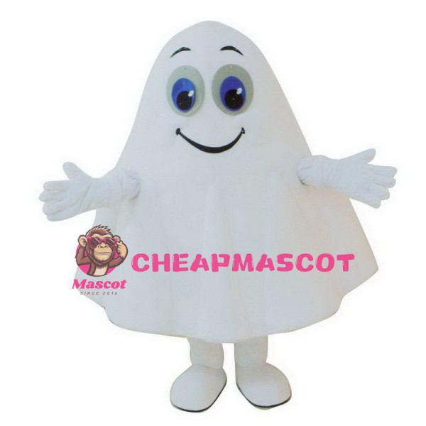 White Ghost Mascot Costumes