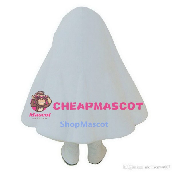 White Ghost Mascot Costumes