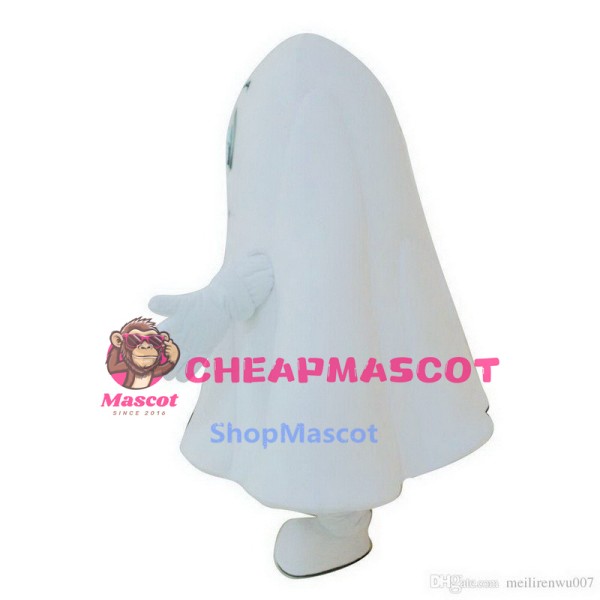 White Ghost Mascot Costumes