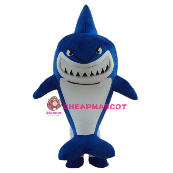 Blue Shark Mascot Costumes