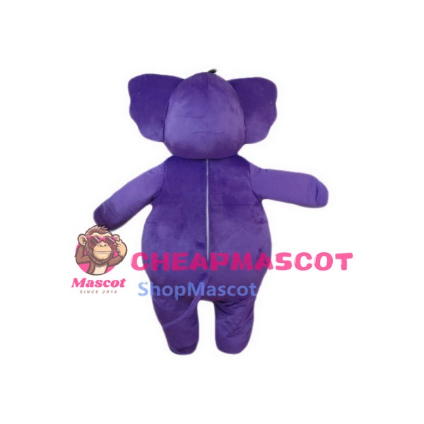 Purple Elephant Mascot Costumes