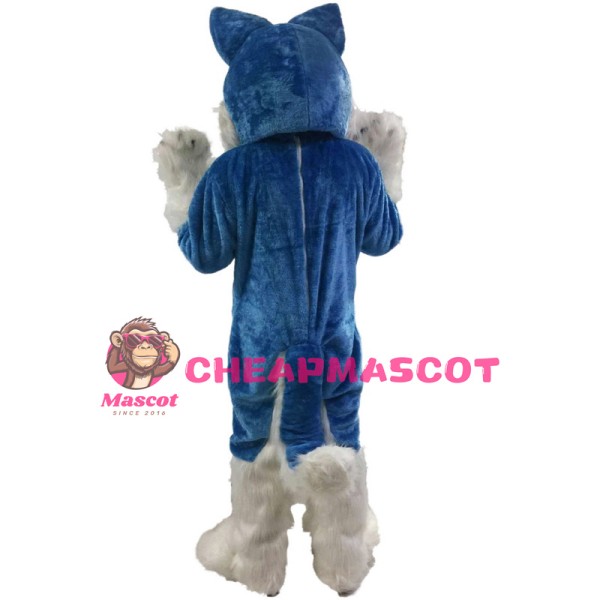 Blue Wolf Mascot Costumes