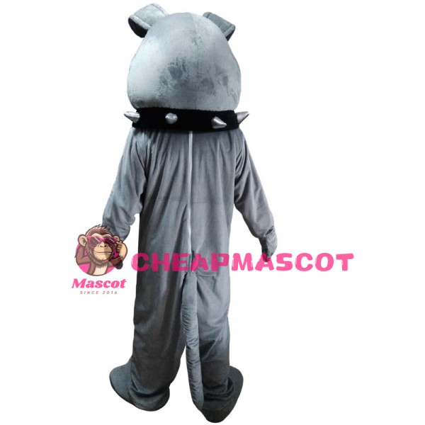 Grey Bulldog Mascot Costumes