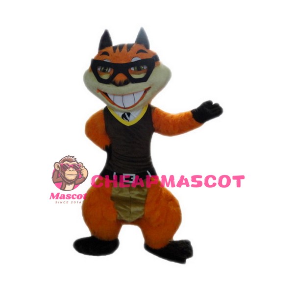 Orange Squirrel Mascot Costumes
