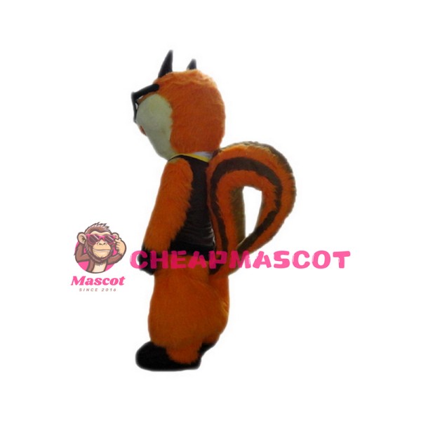 Orange Squirrel Mascot Costumes