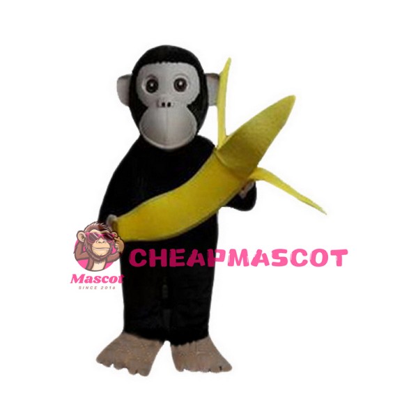 Chimpanzees and Banana Mascot Costumes