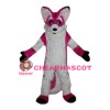 Pink Fox Mascot Costumes