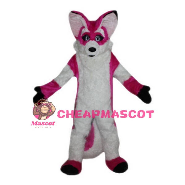 Pink Fox Mascot Costumes