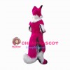 Pink Fox Mascot Costumes