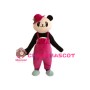 Cute Panda Red Hat Mascot Costumes