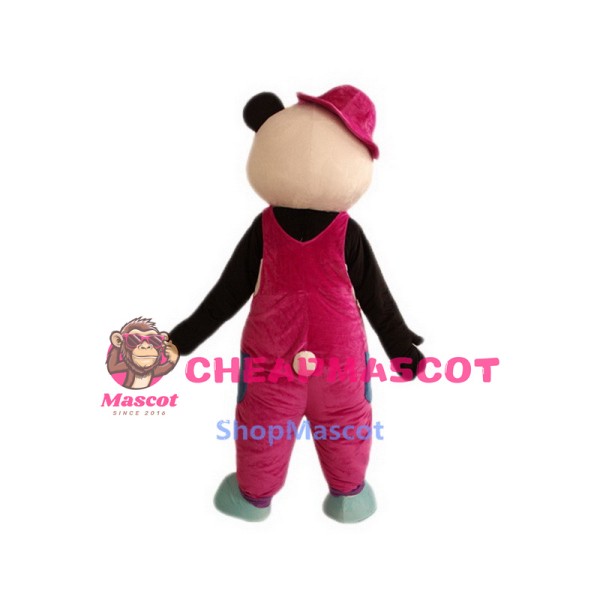 Cute Panda Red Hat Mascot Costumes