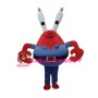 Hot Sale Professional Cute Blue Crab Mascot Costume 