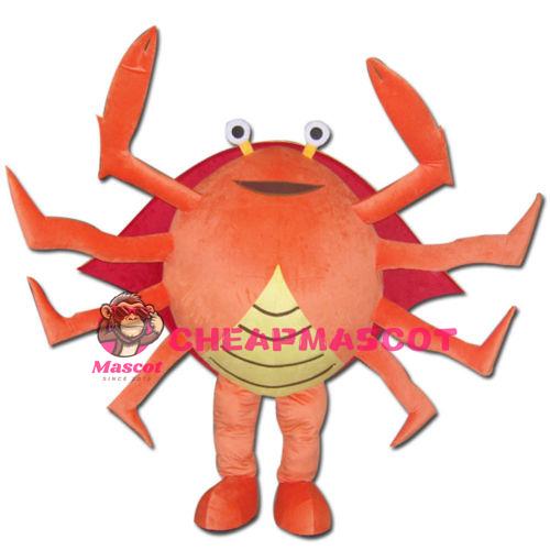 Hot Sale Orange Crab Mascot Costume 
