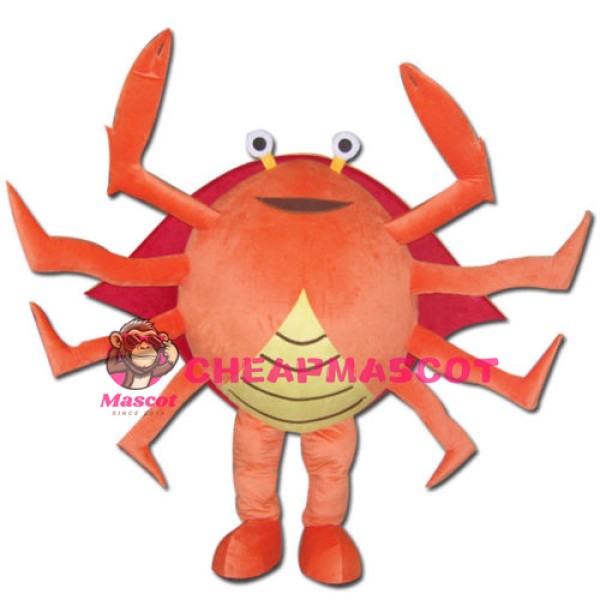 Hot Sale Orange Crab Mascot Costume 