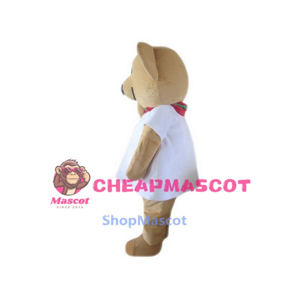 Cartoon Character Brown Bear Mascot Costume