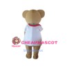 Cartoon Character Brown Bear Mascot Costume
