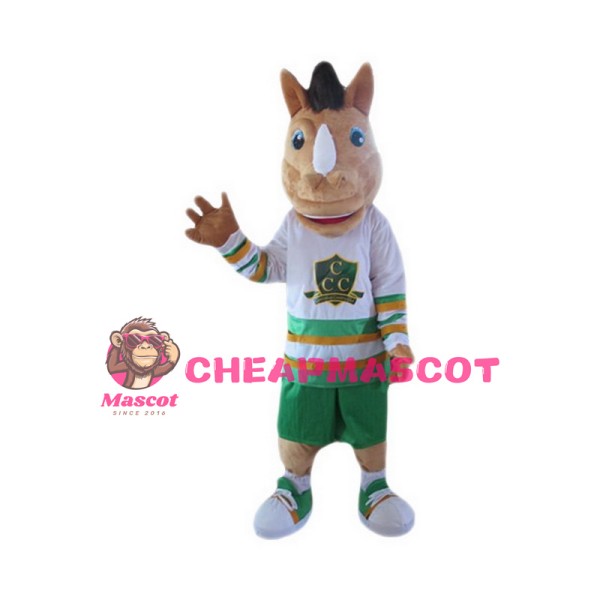 Cartoon Brwon  Unicorn Mascot Costume