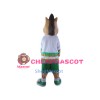 Cartoon Brwon  Unicorn Mascot Costume