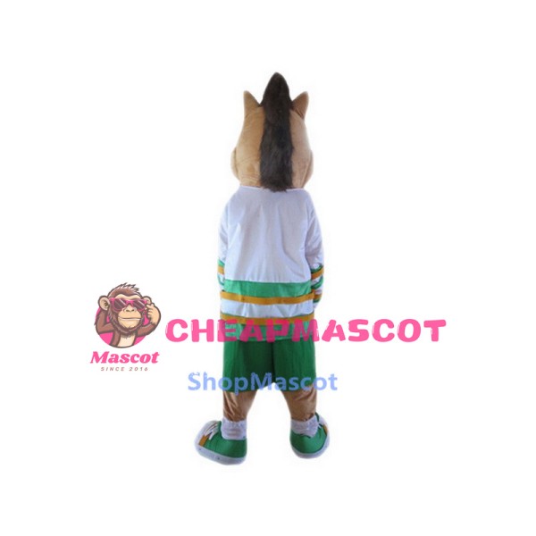 Cartoon Brwon  Unicorn Mascot Costume
