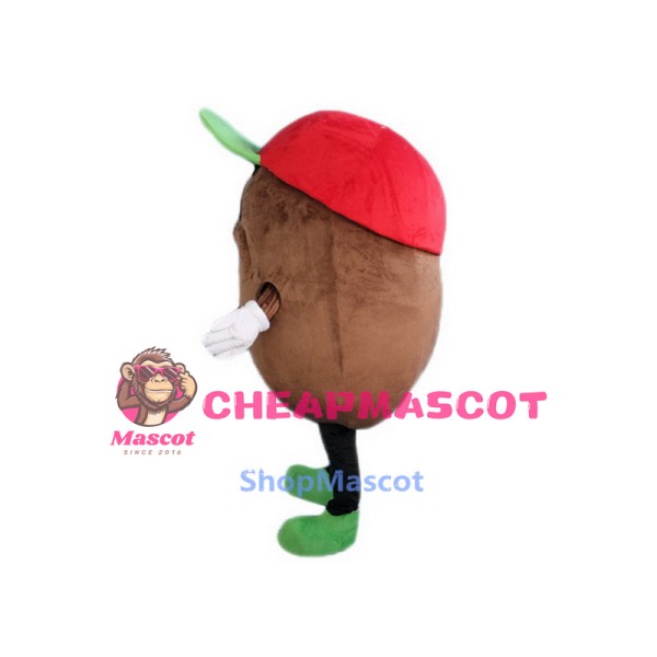 Green Hat Potato Mascot Costume