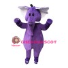 Purple Elephant Mascot Costume For Adults Christmas Halloween 