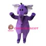 Purple Elephant Mascot Costume For Adults Christmas Halloween 