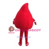 Red Blood Drops Mascot Costume For Adults