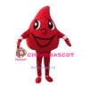 Red Blood Drops Mascot Costume For Adults