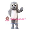 Grey Sea Lion Mascot Costume