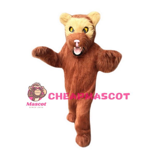Brwon Wolverine Mascot Costume