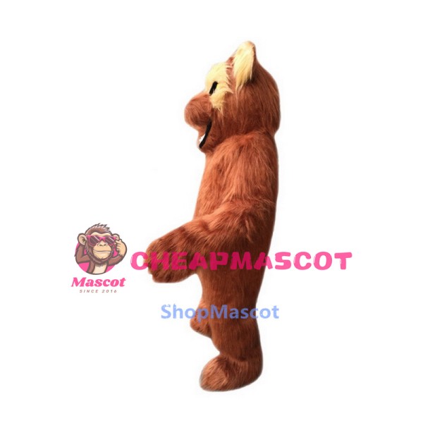 Brwon Wolverine Mascot Costume