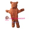Brwon Wolverine Mascot Costume