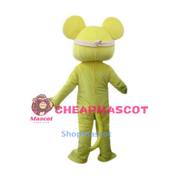 Yellow Mouse Mascot Costume